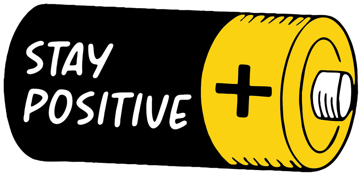 Stay Positive 1.0 Sticker