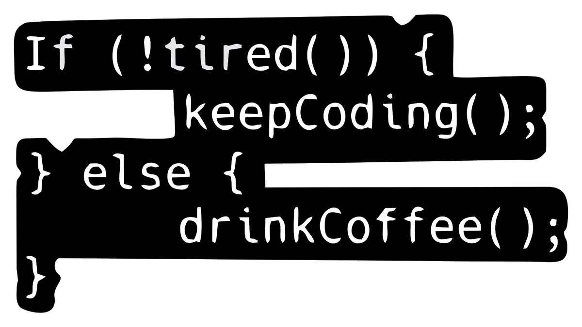 Tired- Drink Coffee Sticker