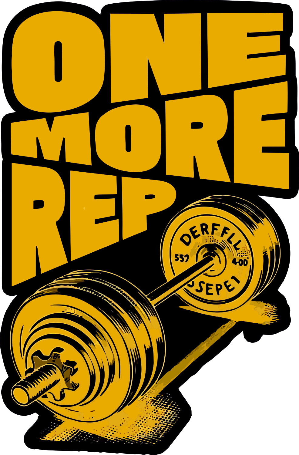 One More Rep Sticker