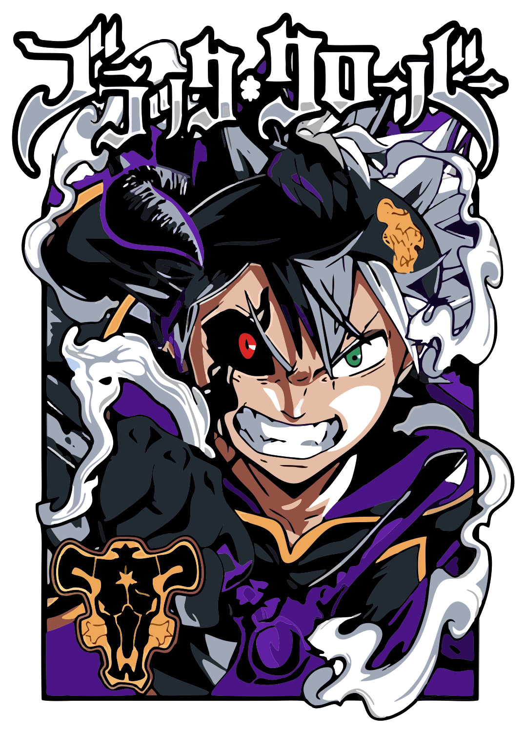 Asta The Devil Mode Sticker
