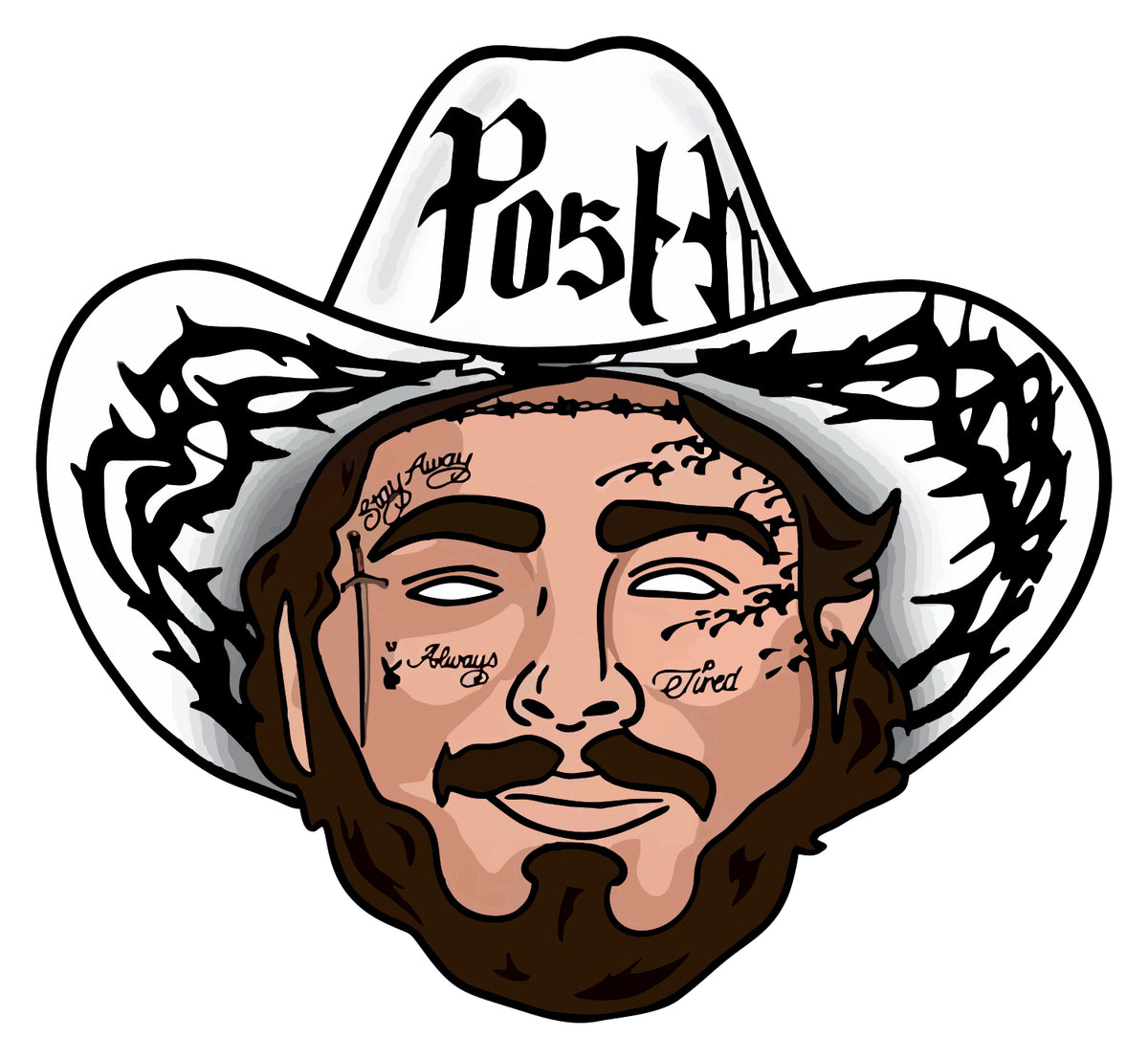 Post Malone Sticker