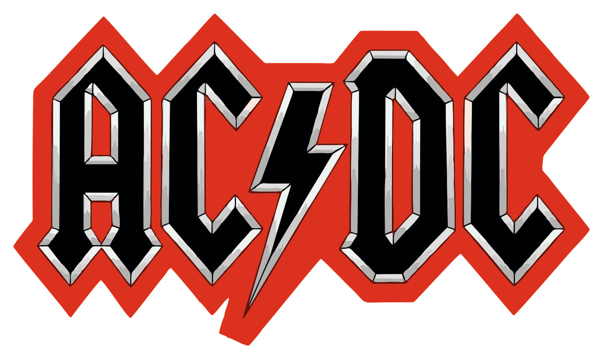 Ac-Dc Sticker