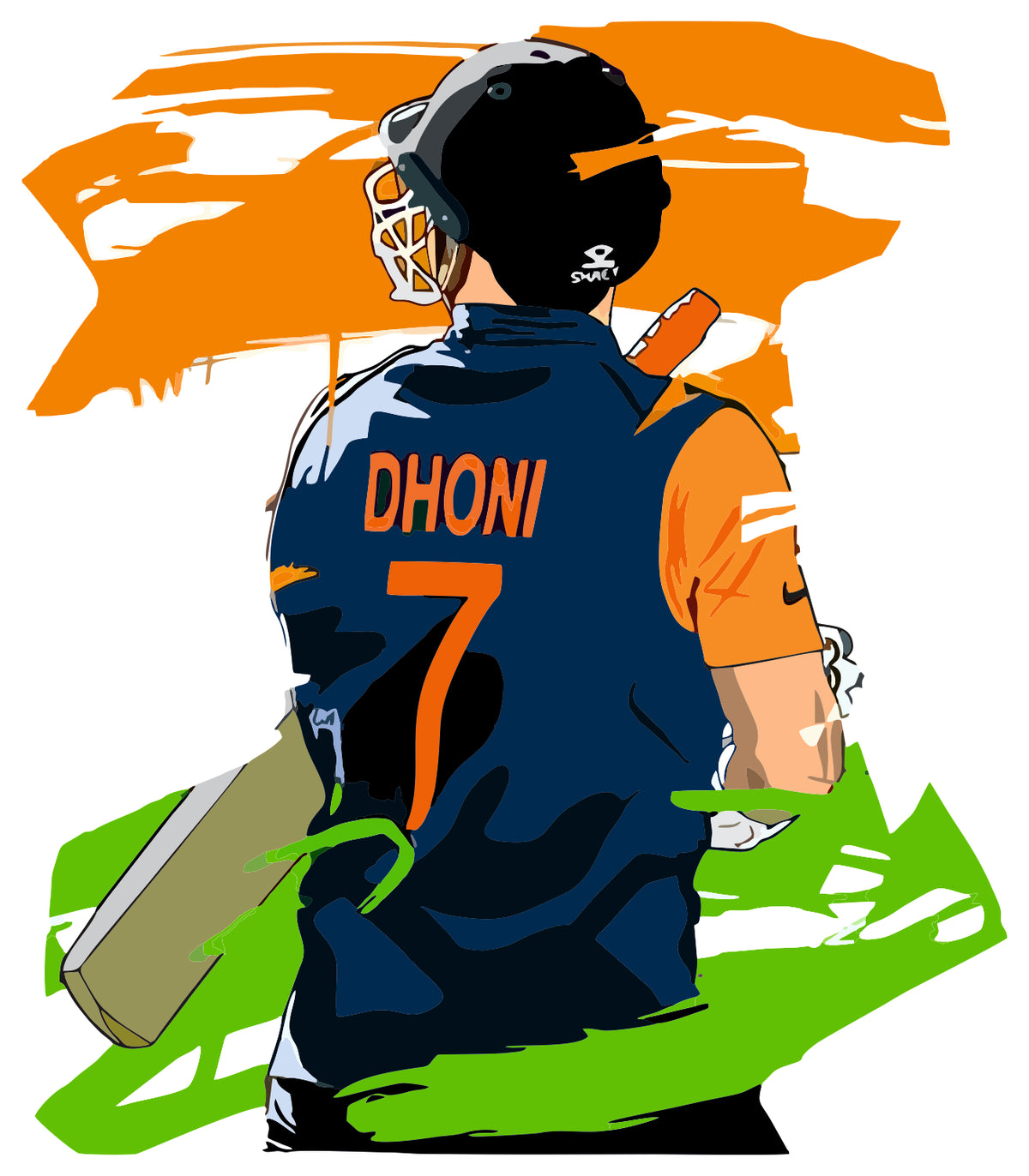 Dhoni Sticker