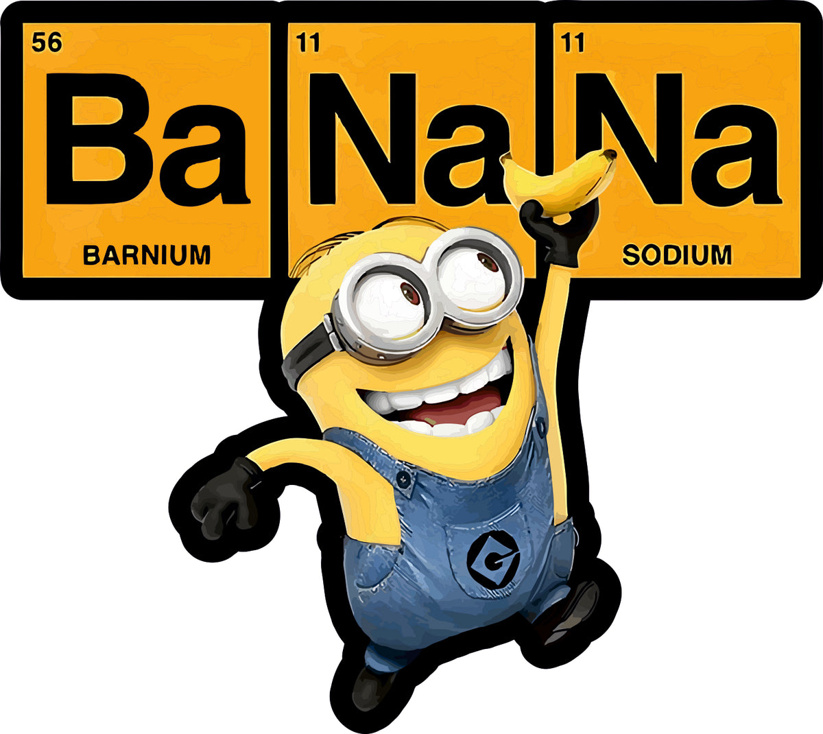 Ba Na Na Sticker