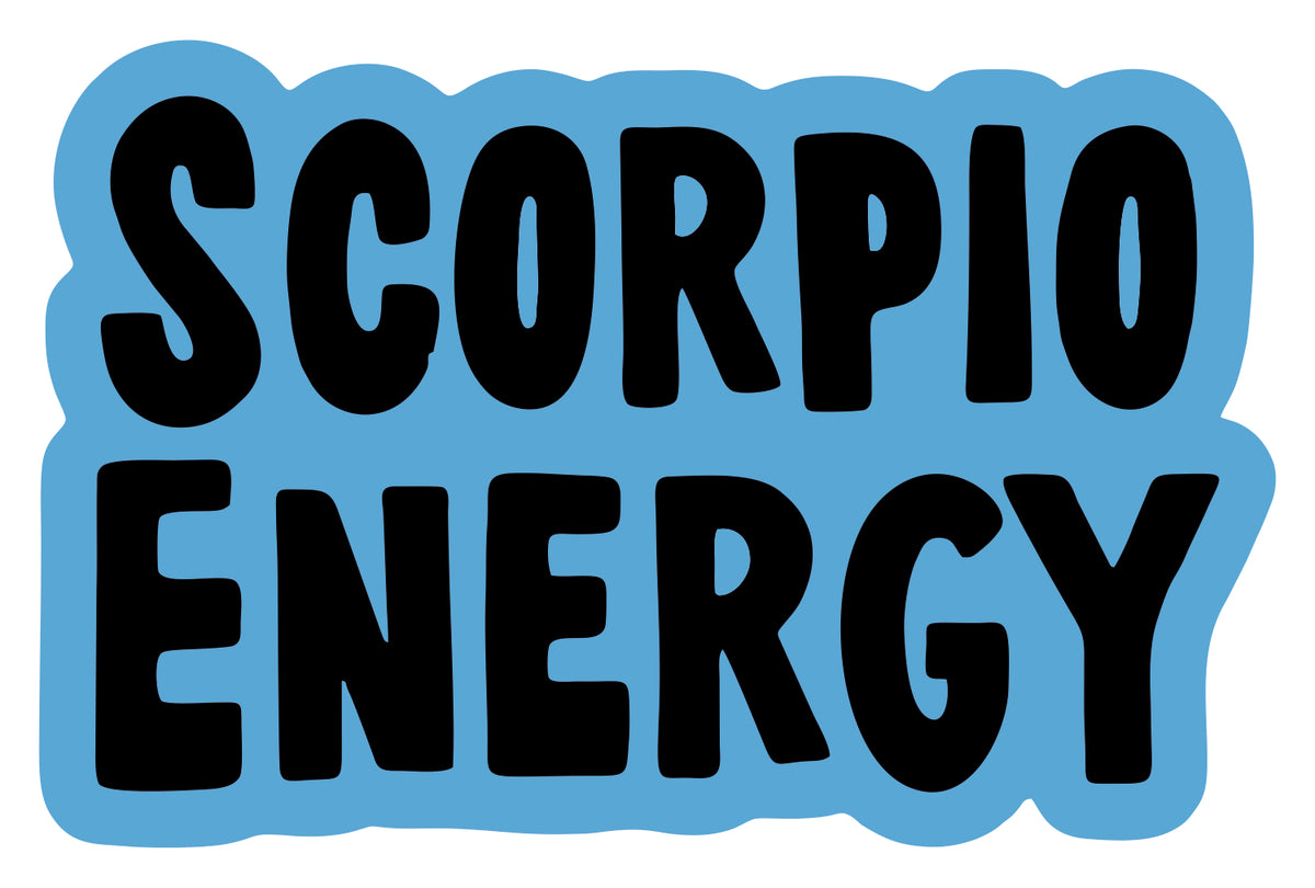 scorpio energy  sticker