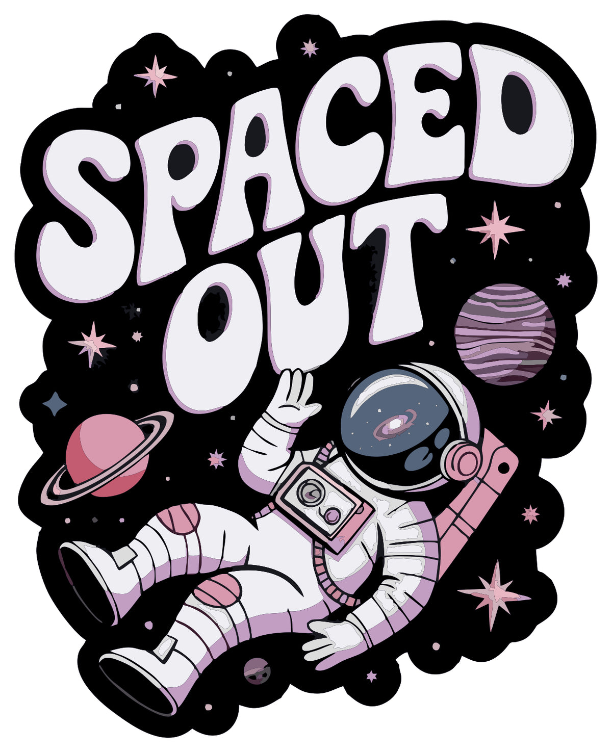 Space Out Sticker