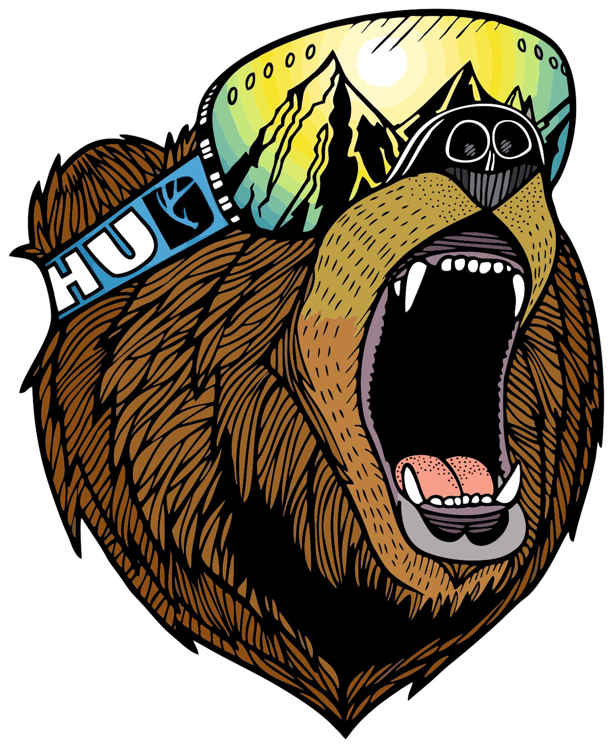 ADVENTURE BEAR STICKER