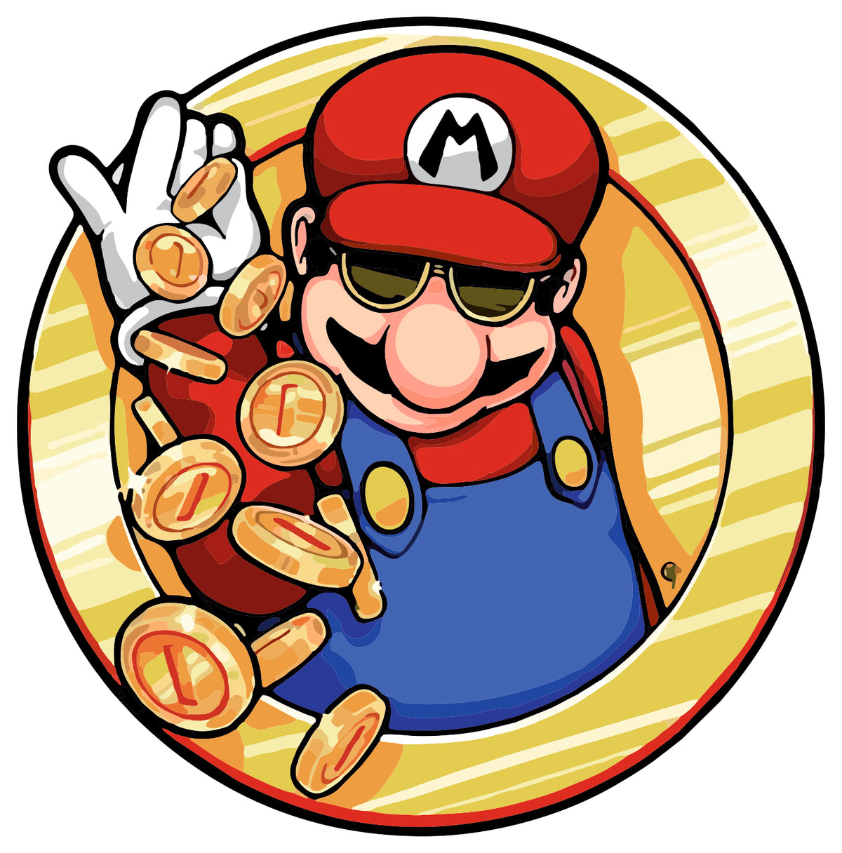Super Mario Sticker