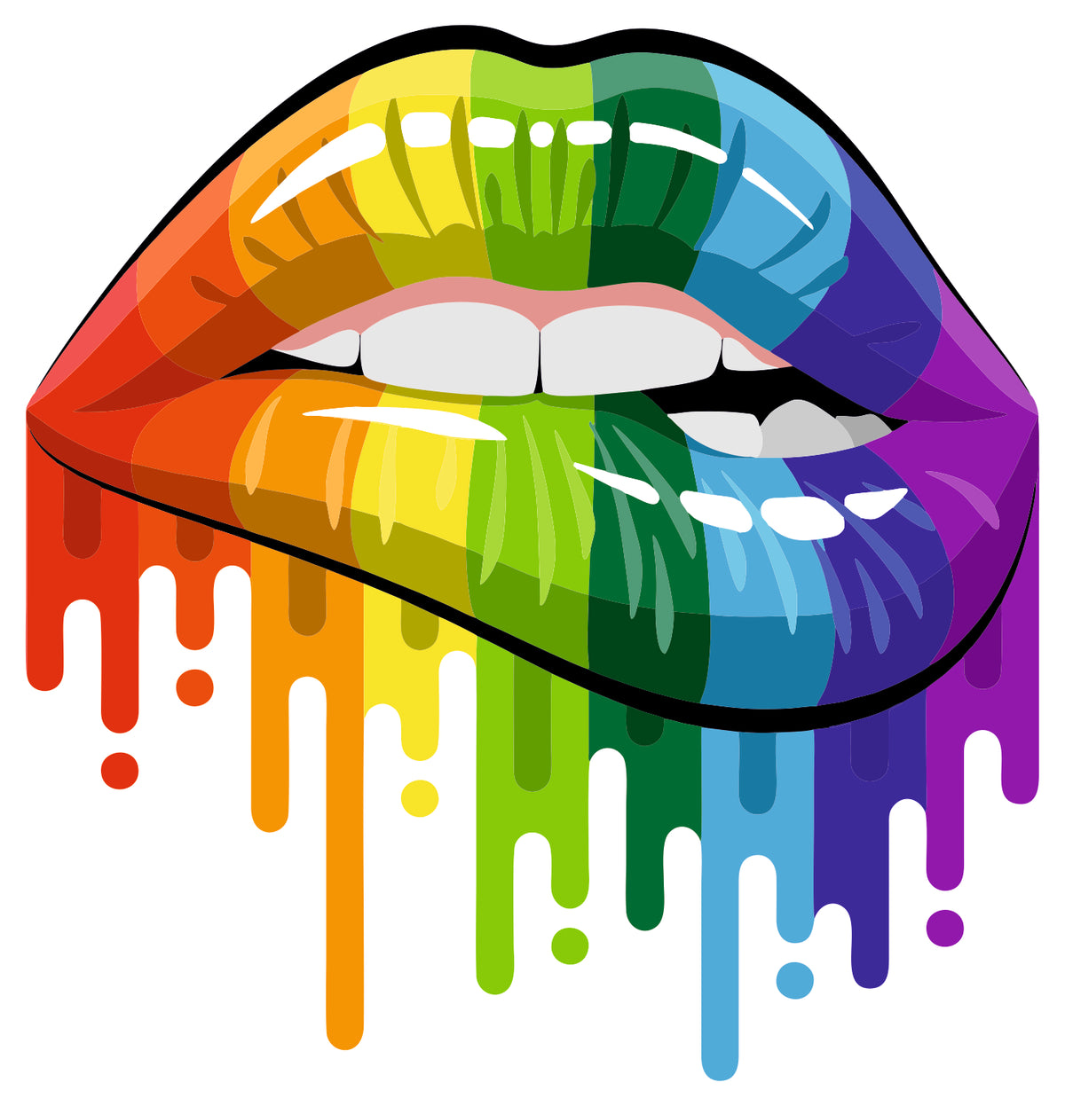 Kiss Of Pride Sticker