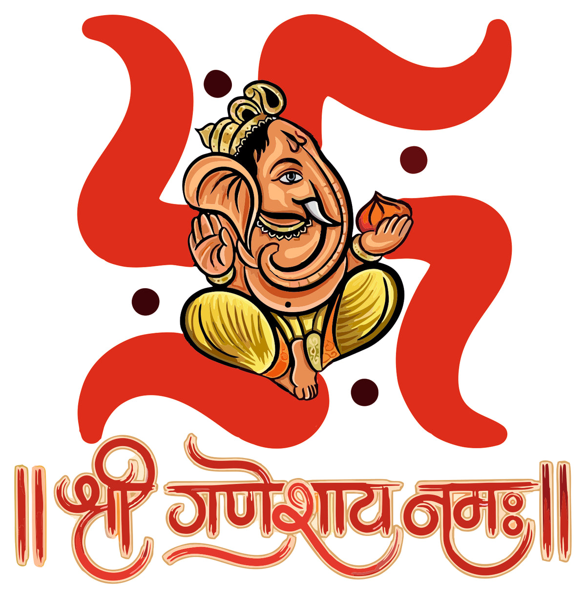 SHREE GANESHAY NAMAH STICKER