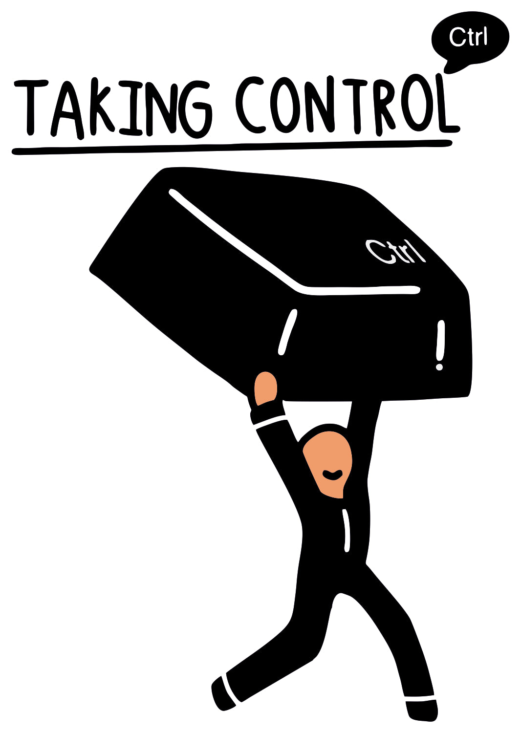 Taking Control Sticker