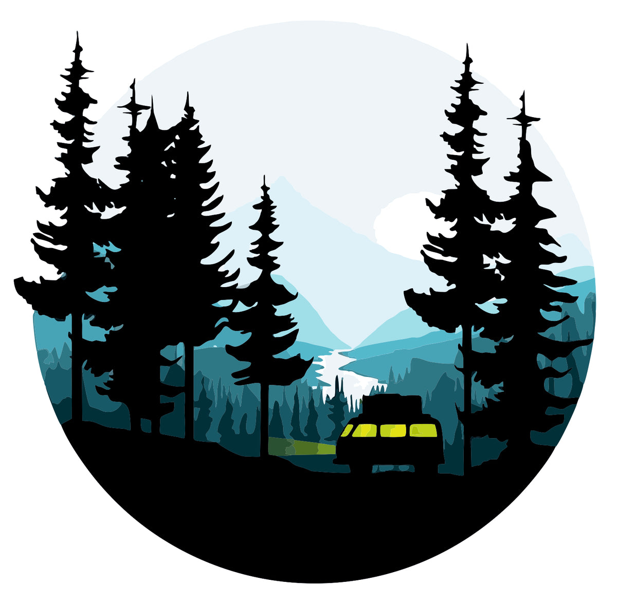 Adventure Midnight Sticker