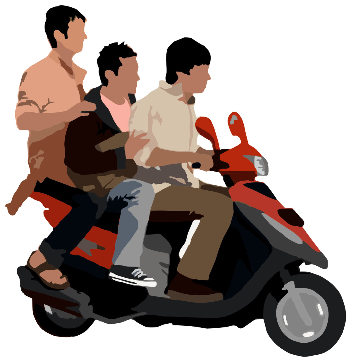 3 idiots sticker