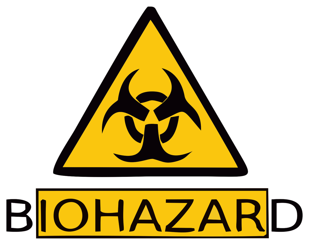 B.IOHAZAR.D STICKER