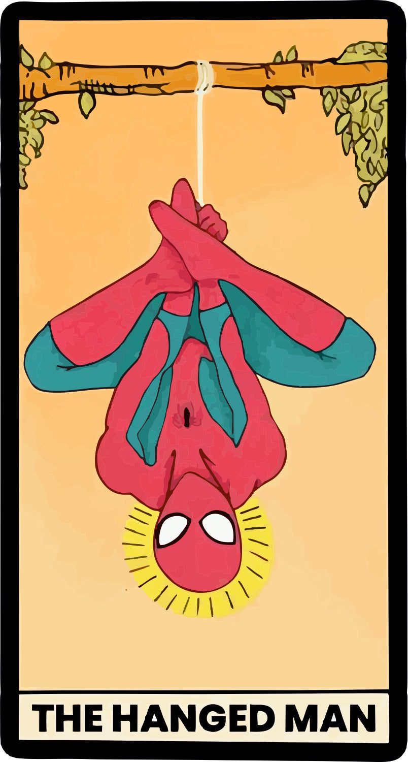 hanged man sticker