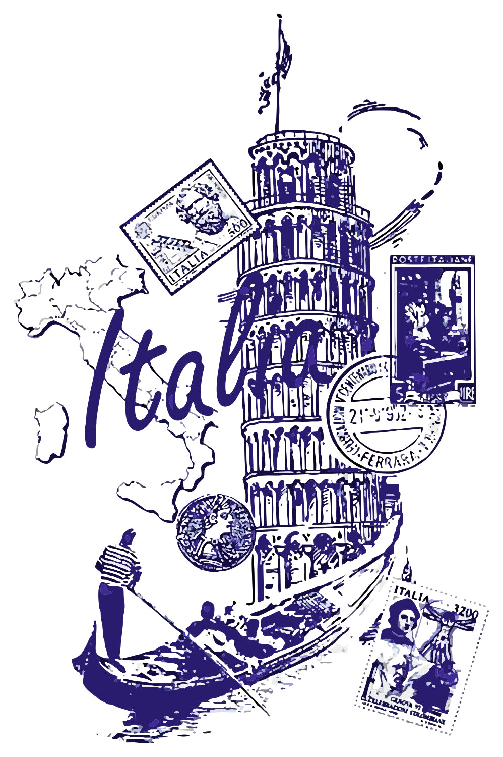 ITALIA STICKER