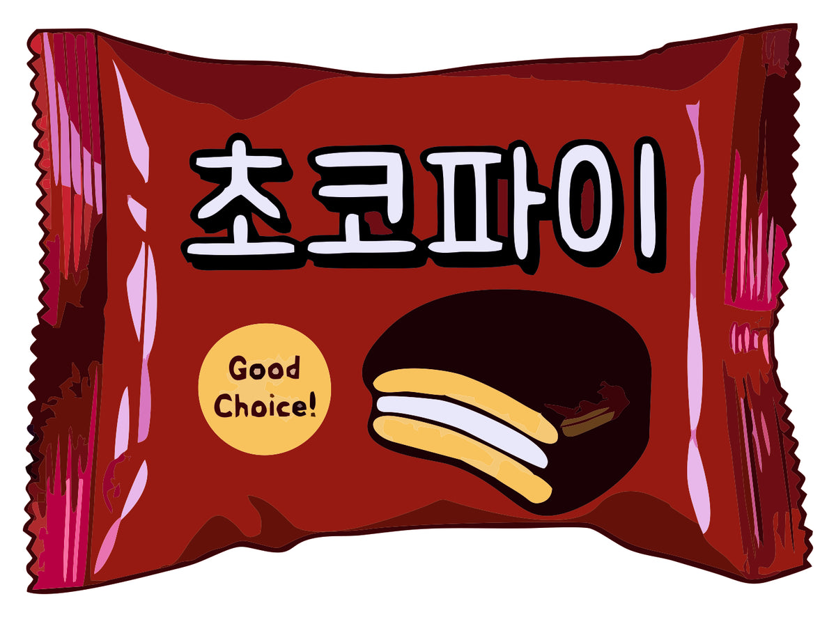 Lotte Pie Korean Sticker