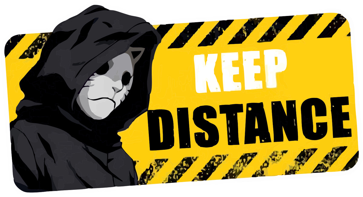 Keep Distance Sticker