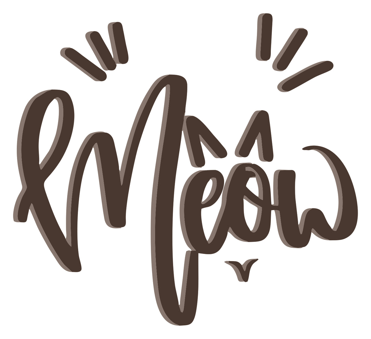 Meow Sticker
