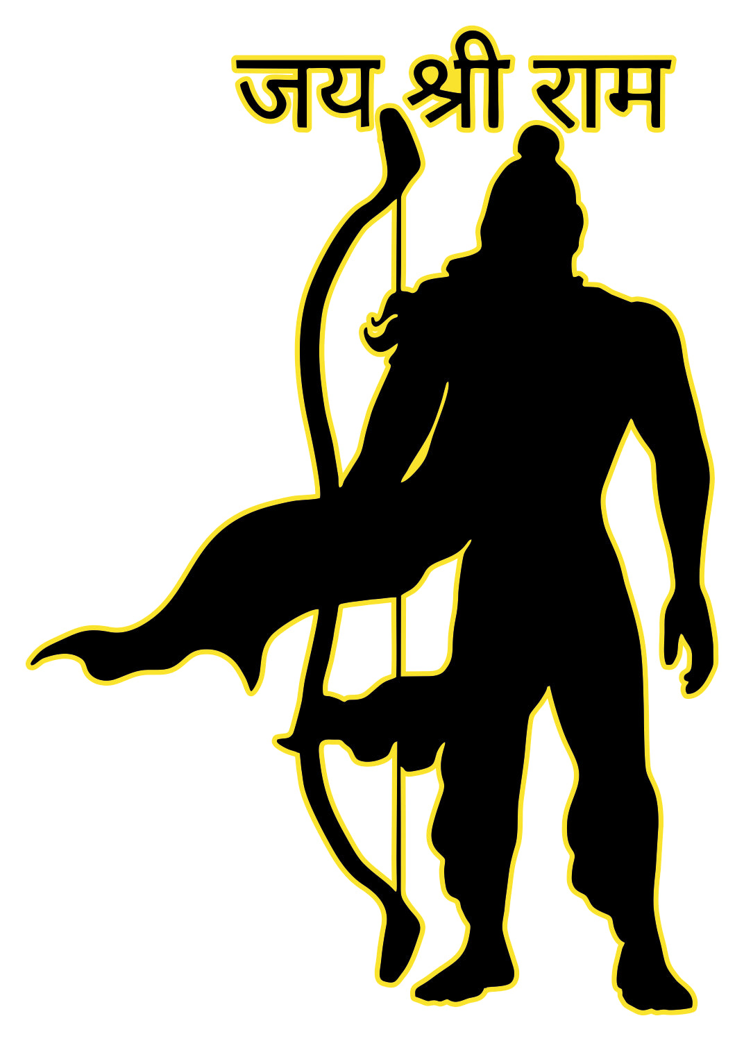 JAI SHREE RAM STICKER 20