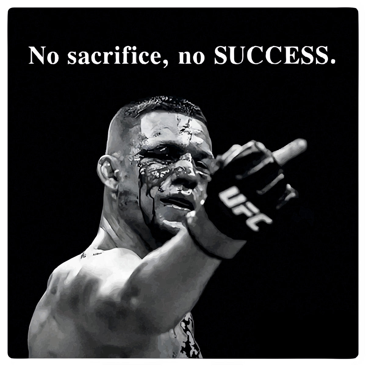 No Sacrifice No Success Sticker