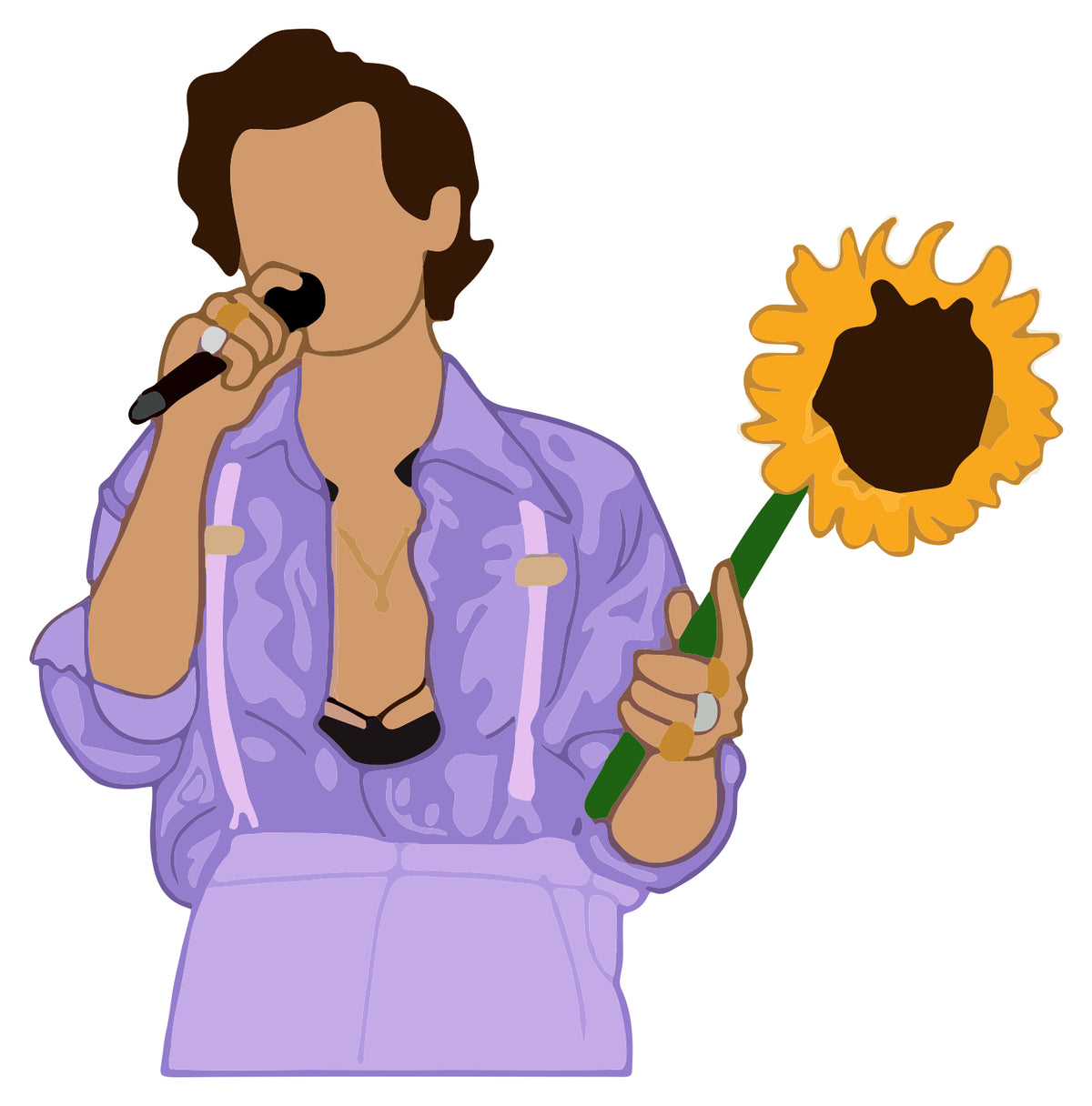 Harry Sunflower Sticker