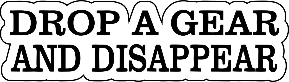 Drop A Gear Sticker