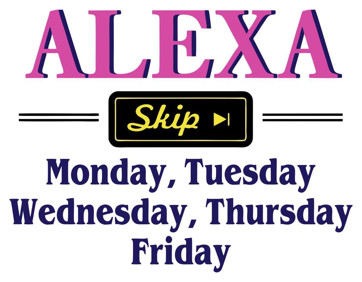 Alexa Skip Sticker