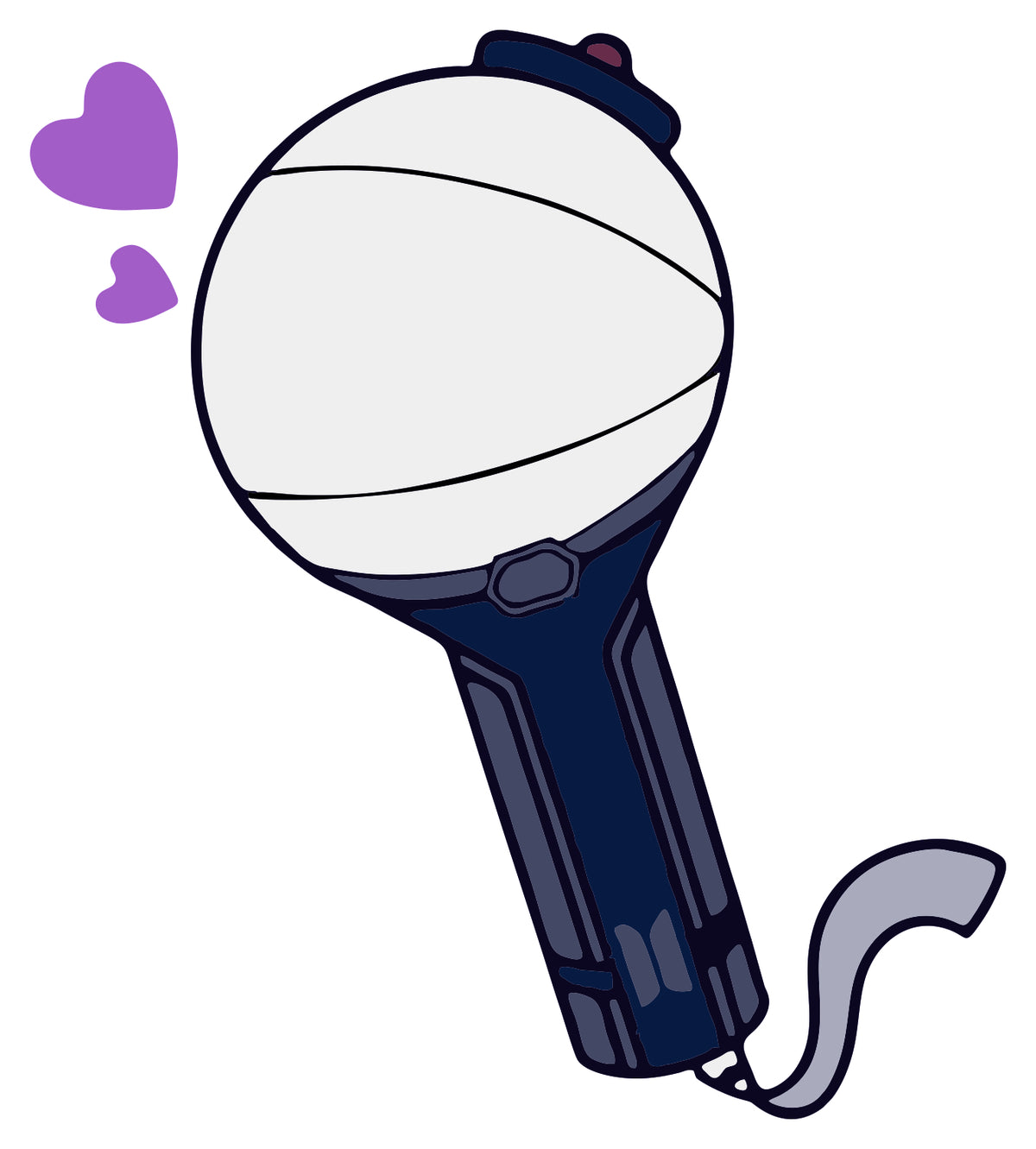 Bts Light Stick Sticker
