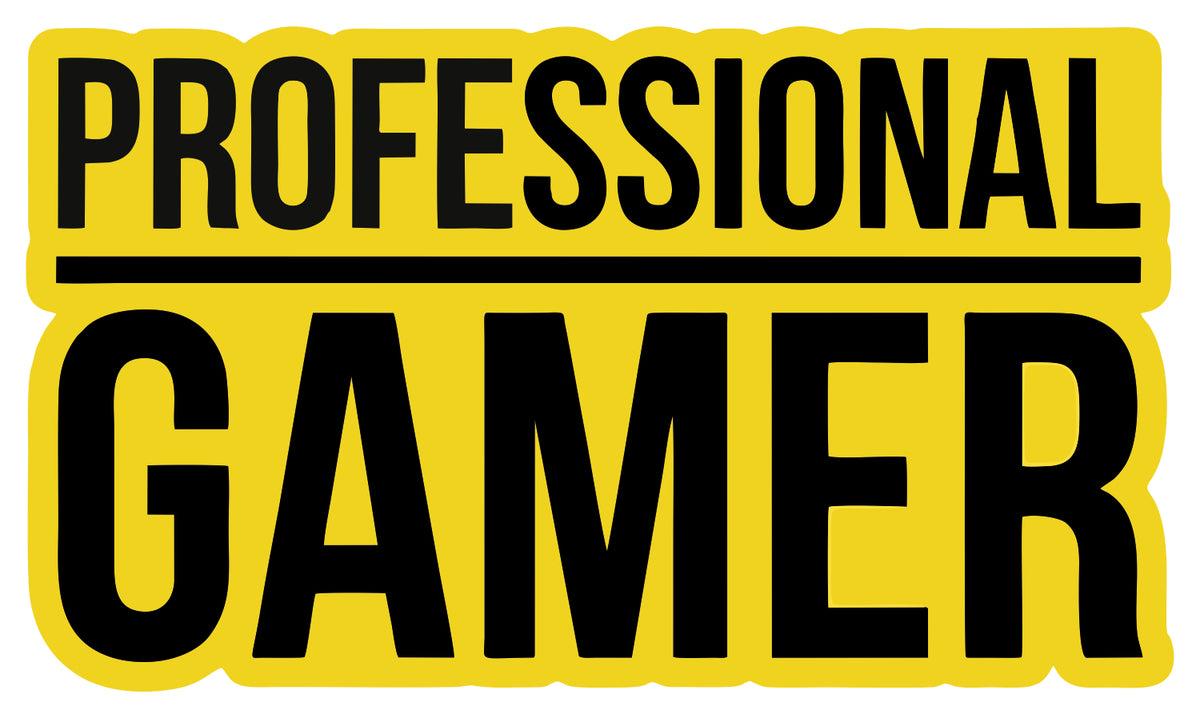 PROFESSIONAL GAMER STICKER