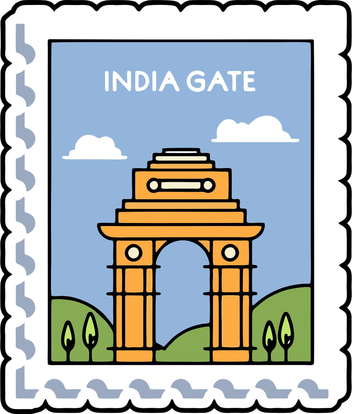 India Gate Sticker