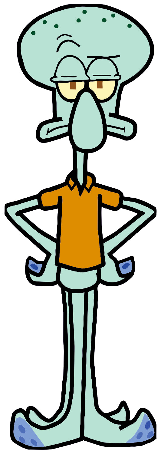 Squidward Tenticals Sticker