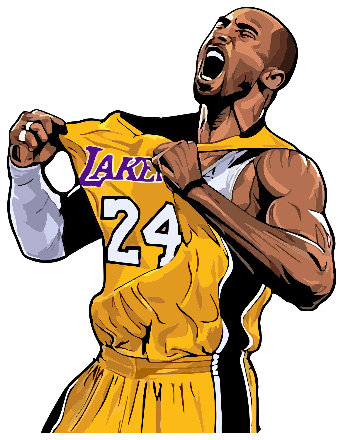 LAKERS 24 STICKER