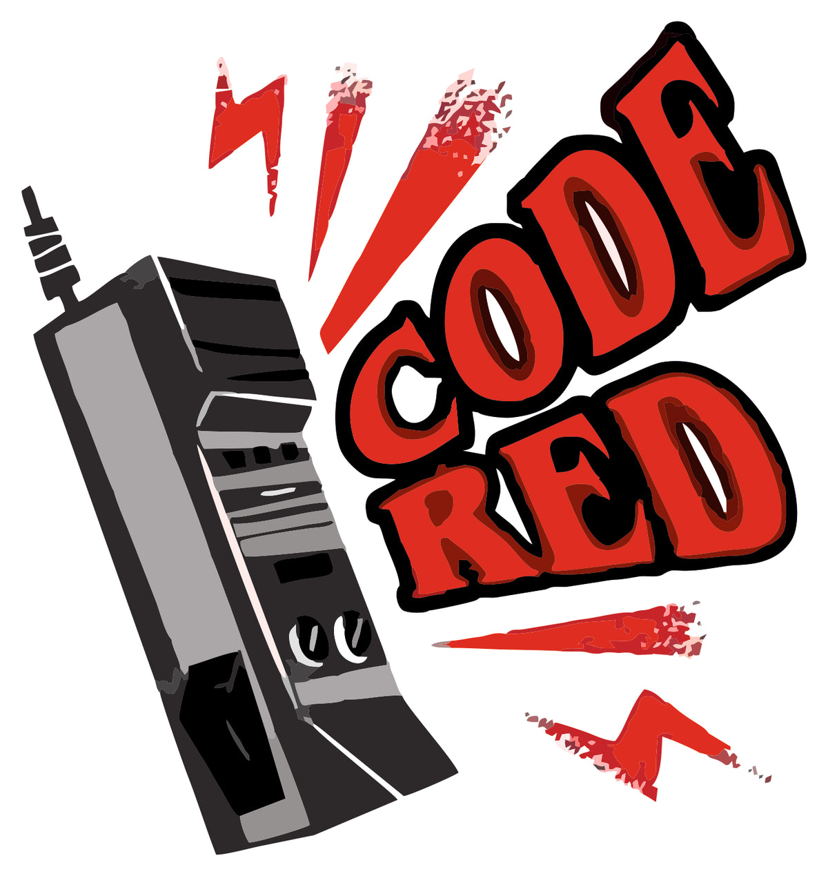 Code Red Sticker