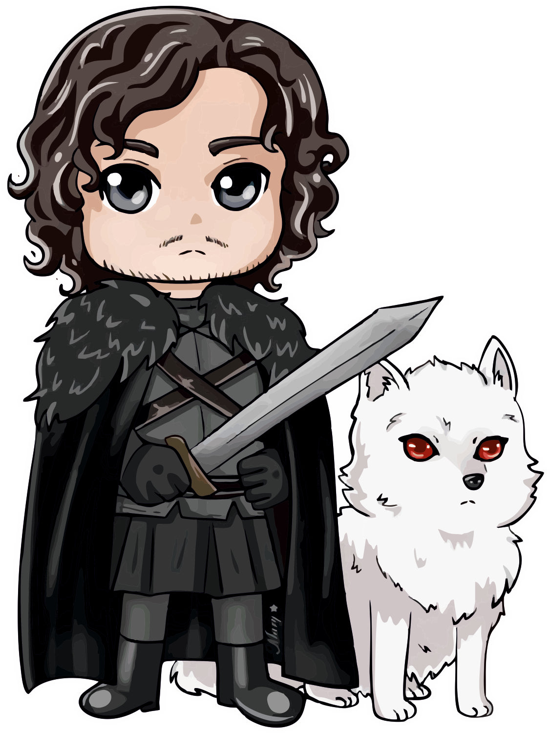Jon Snow Sticker