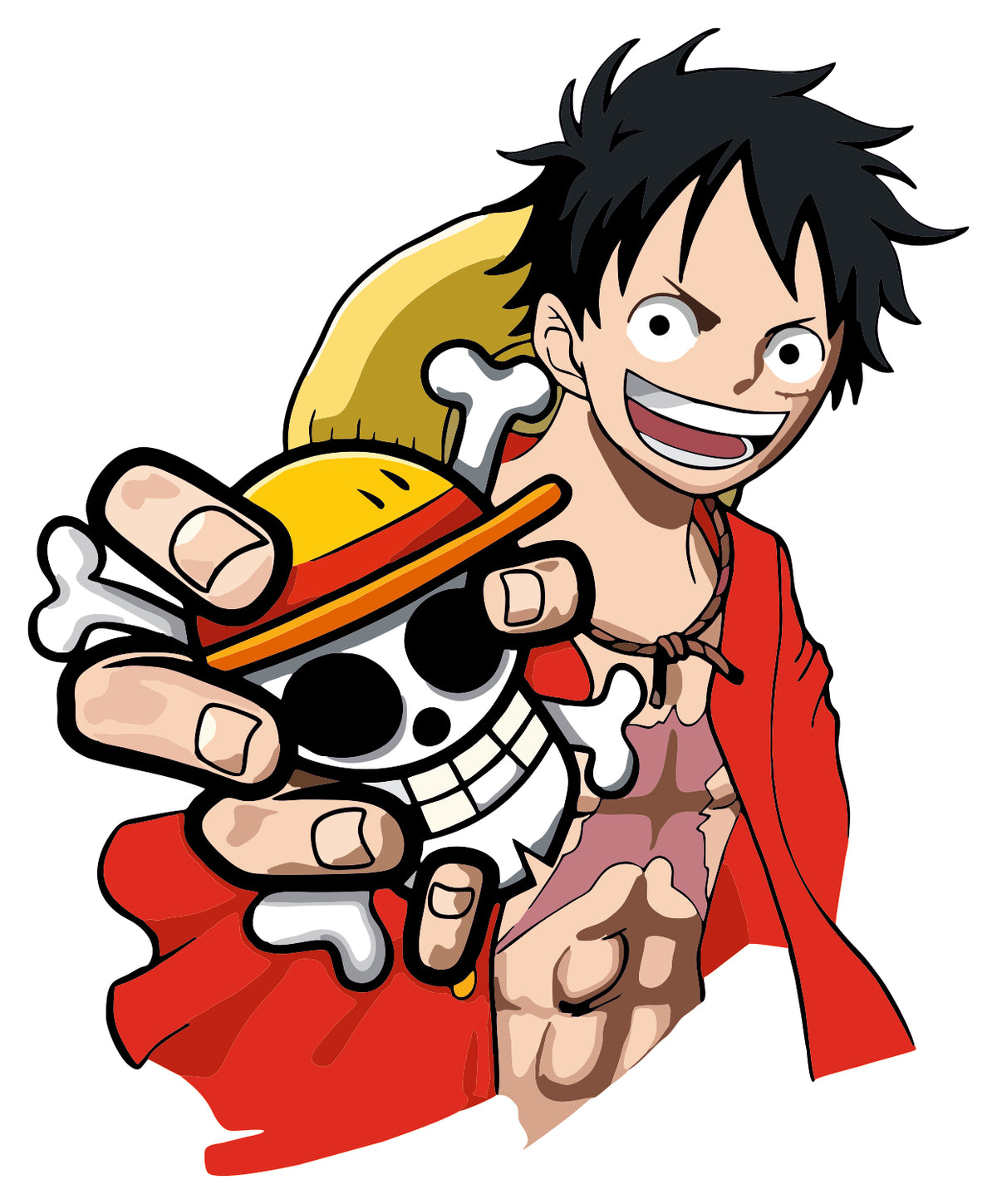 Luffu One Piece Sticker