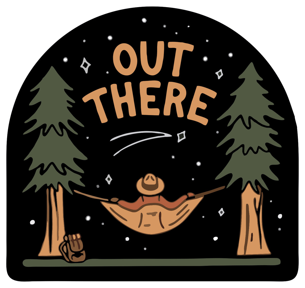 Out There Sticker