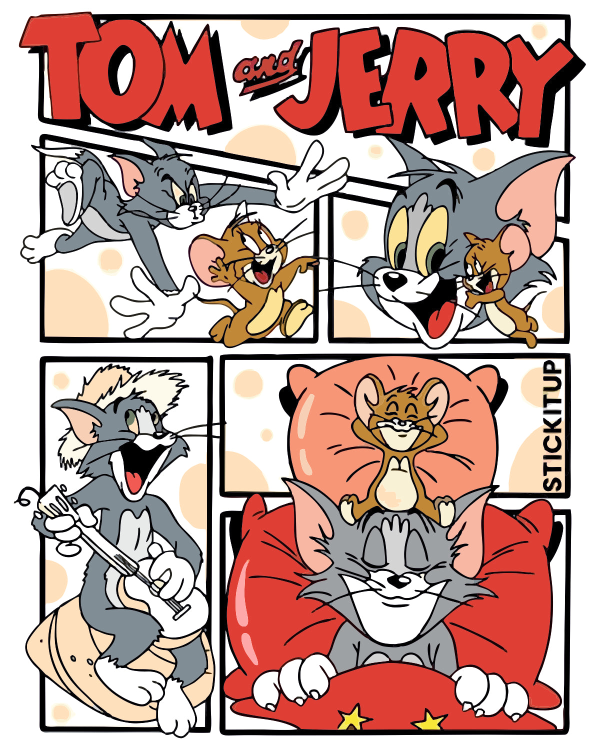 Tom And Jerry 2.0 Sticker