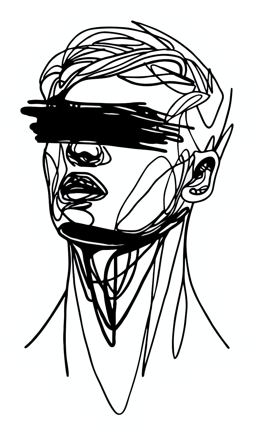 Line Art Sticker