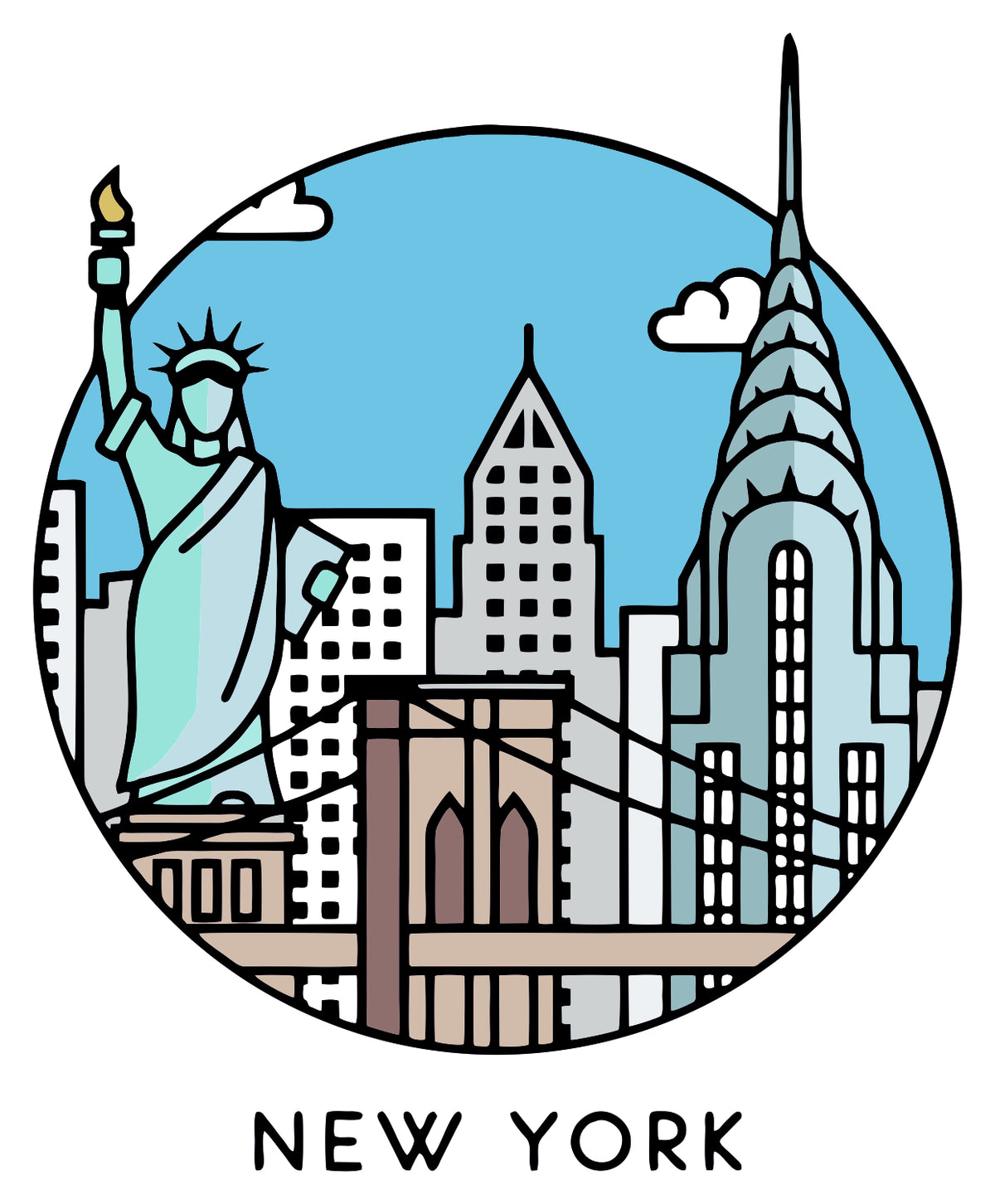 NEWYORK STICKER