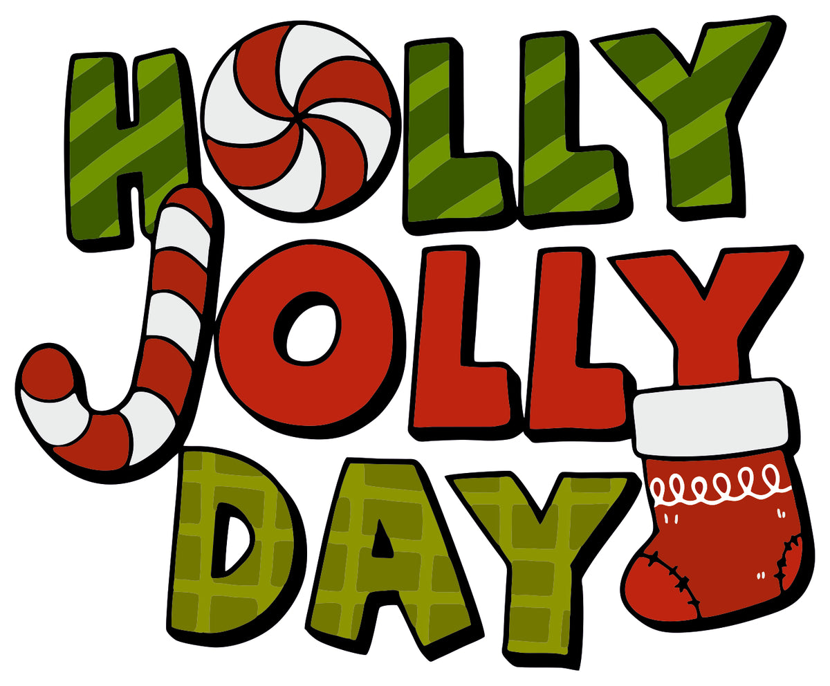 Holly Jolly Day Sticker