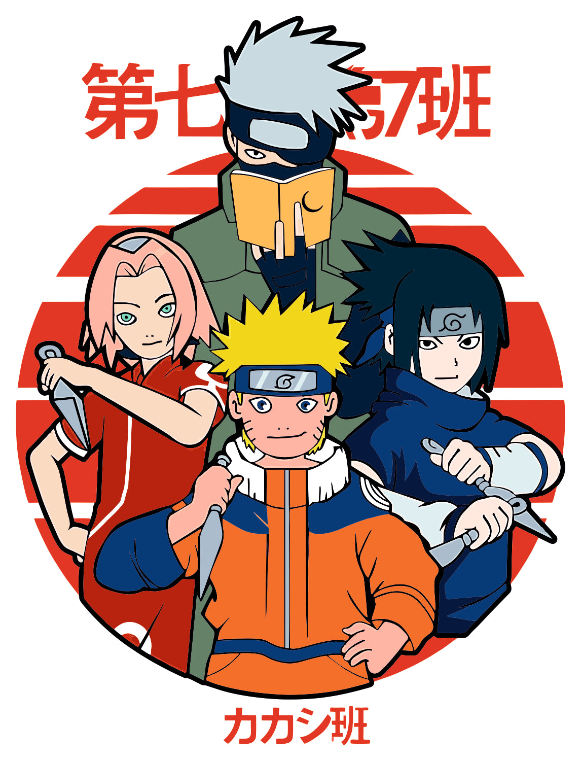 Naruto Squad Sticker