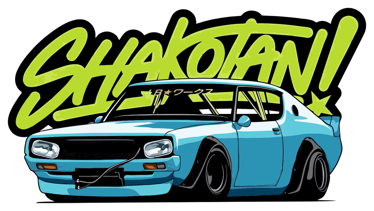 Shakotan Blue Legend Sticker