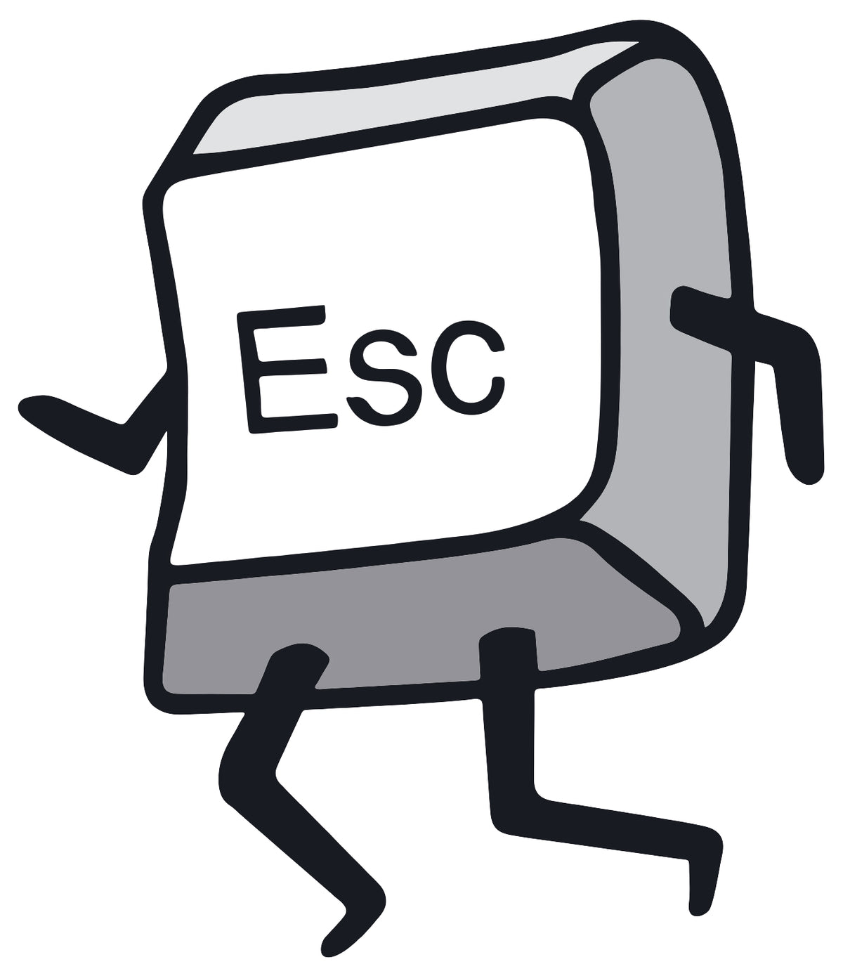 ESC KEY STICKER