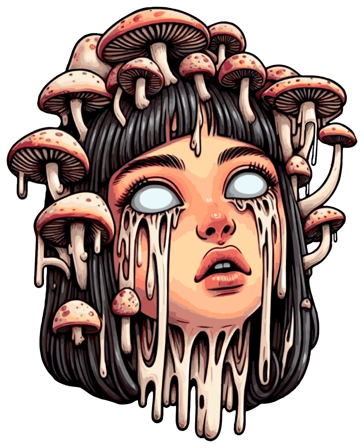 Drippy Mashroom Sticker