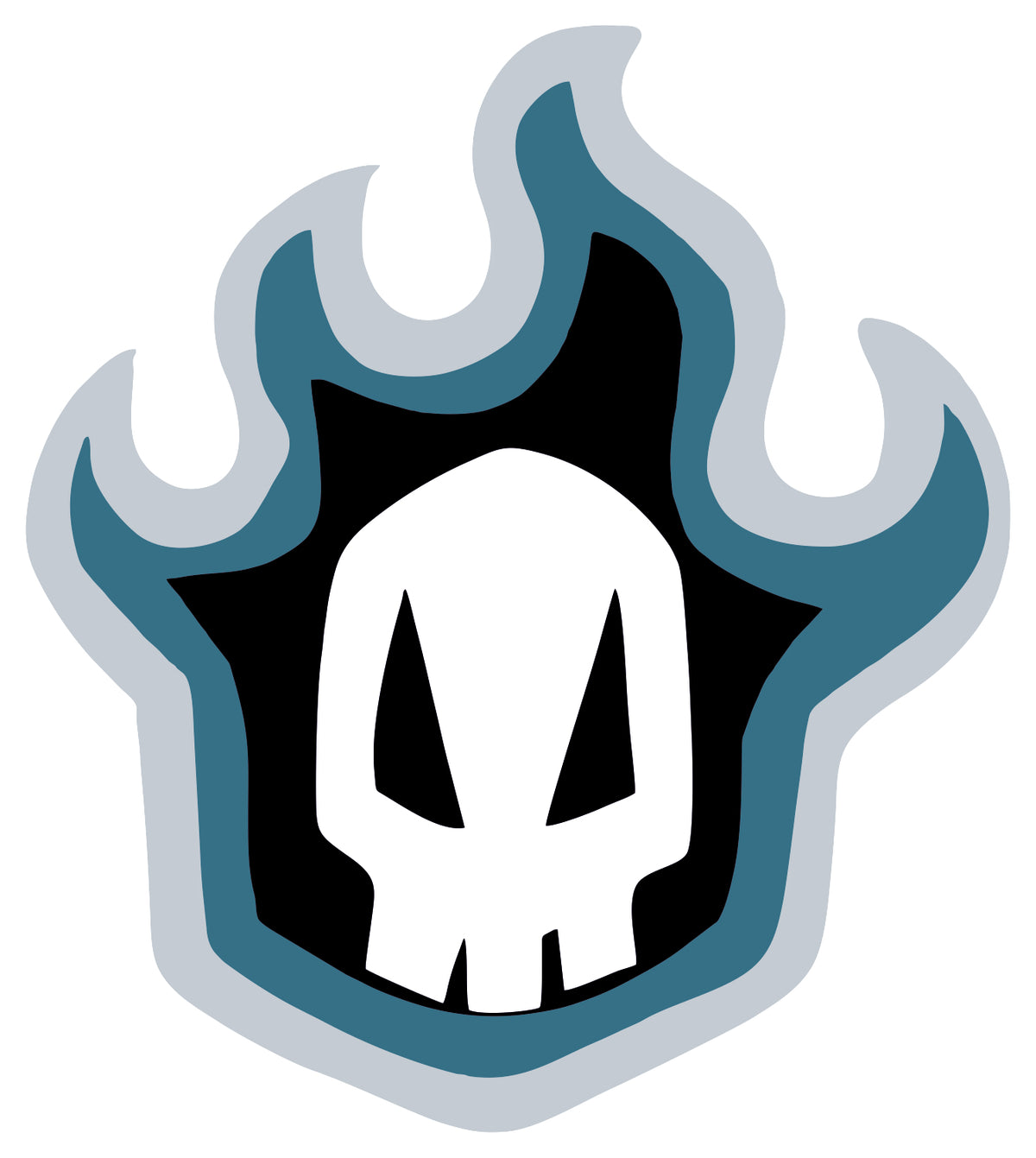 Bleach Skull Sticker