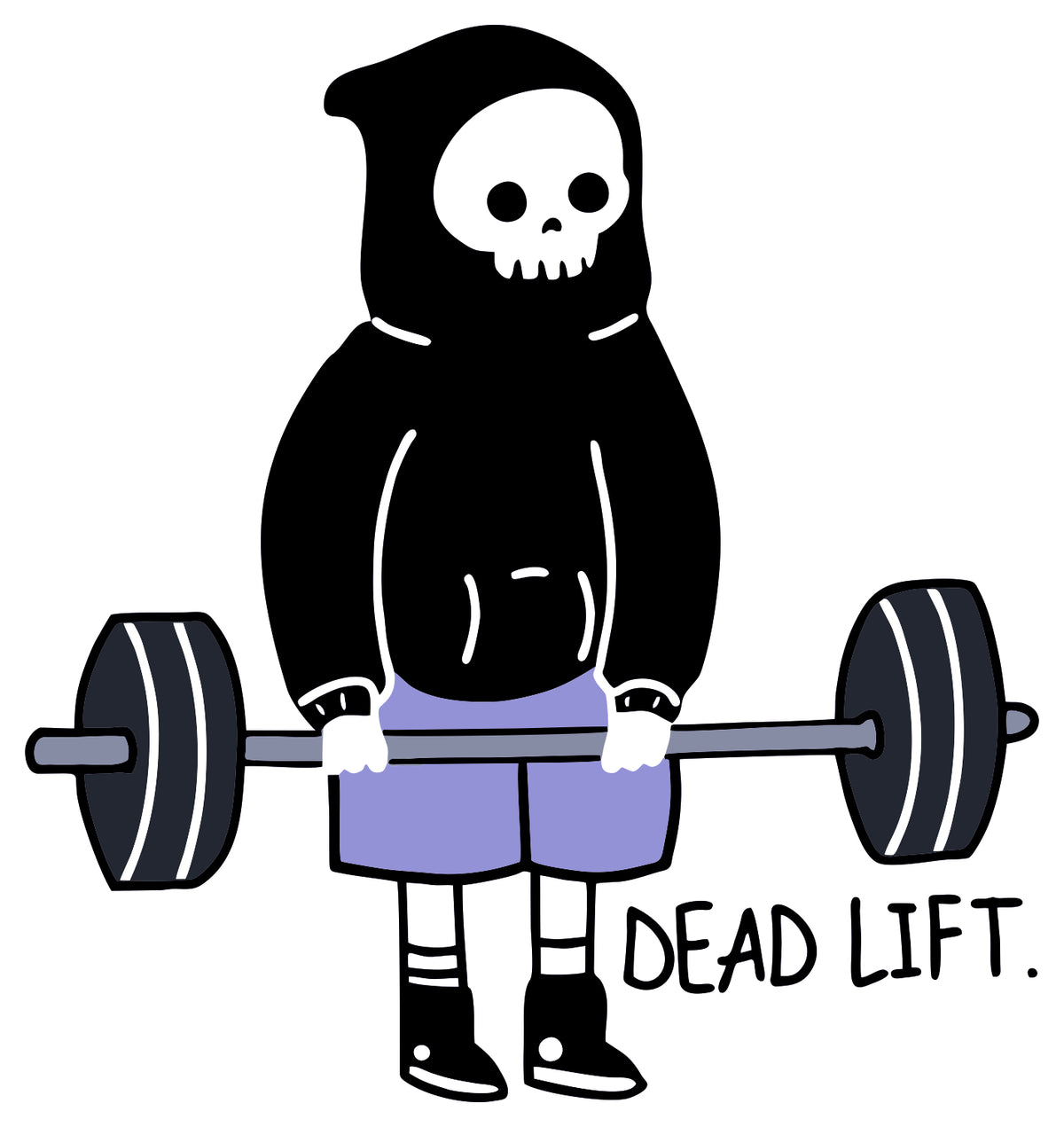 Skull Dead Lift Sticker