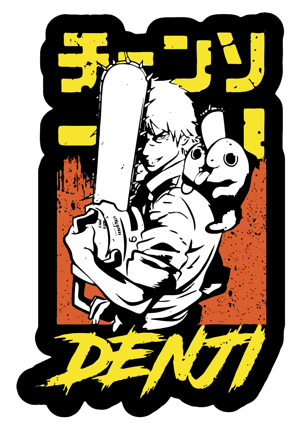 Denji Sticker