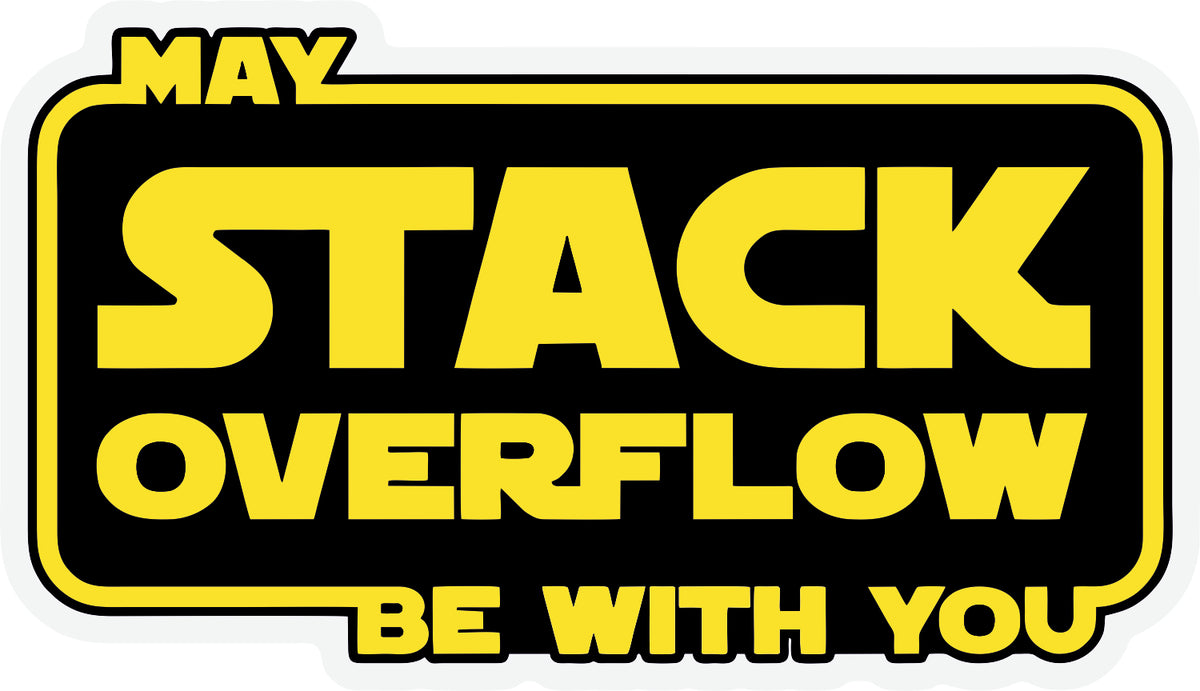 MAY STACK OVERFLOW STICKER