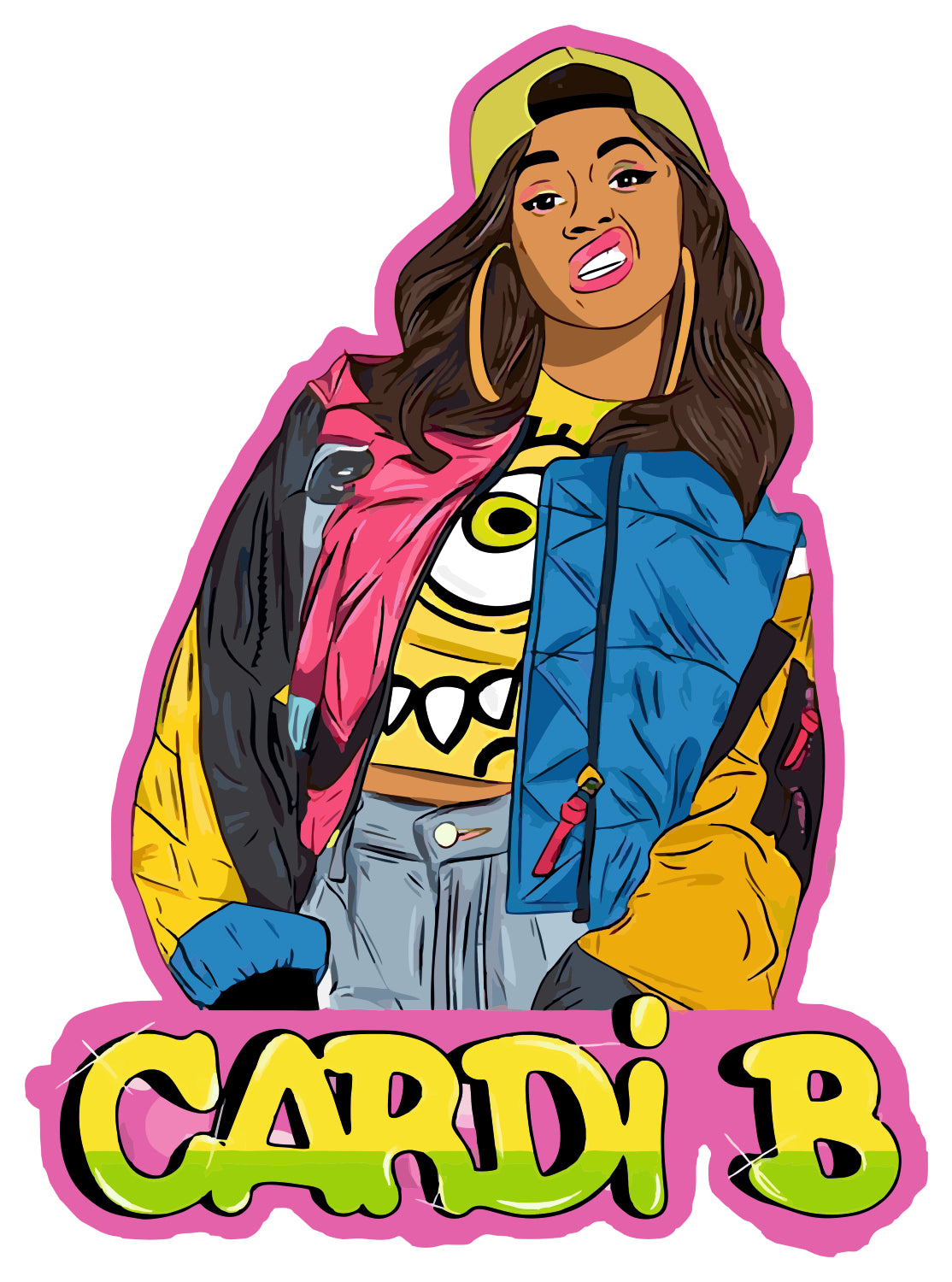 Car-Dee B Sticker